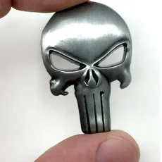 punisher-3d-metal-decal-skull-sticker-silver punisher-3d-metal-decal-skull-sticker-silver