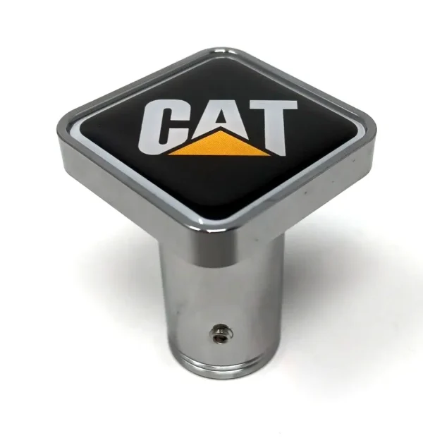 caterpillar-logo-tractor-air-brake-knob-cat-chrome-screw-on-diesel-engine