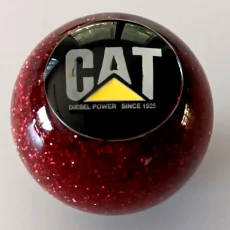 caterpillar-shift-knob-chrome-insert-4-logo cat-caterpillar-shift-knob-vintage-style-chrome-stainless-steel-insert-logo-red