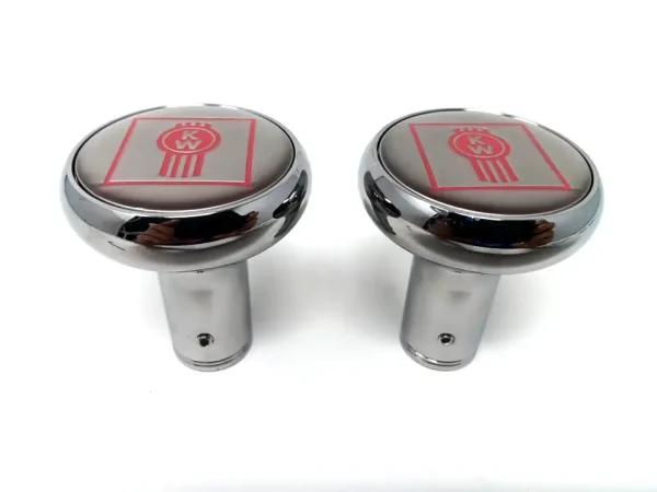 kenworth-kw-vintage-style-air-brake-valve-knobs-chrome-metal-emblems