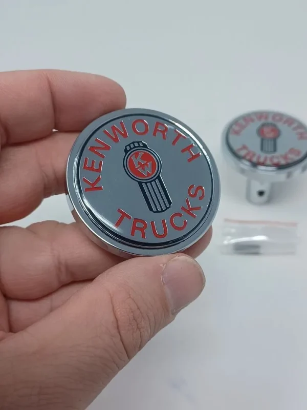 kenworth-air-valve-knob-chrome-tractor-trailer-set-w-metal-emblems-pin-style