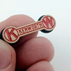 kenworth-kw-brass-emblem-lapel-enamel-hat-pin-peterbilt-mack-metal