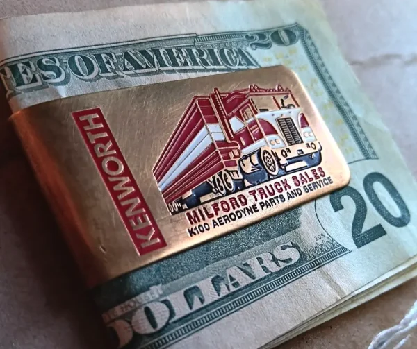 kenworth-k100-cabover-brass-money-clip-bj-and-the-bear-semi-truck-vintage