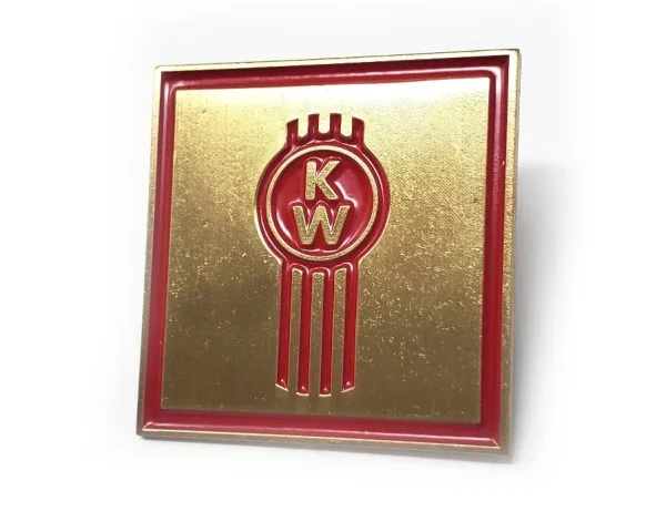 kenworth-enamel-hat-pin solid-brass kenworth-emblem-lapel-enamel-hat-pin-peterbilt-mack-metal-solid-brass