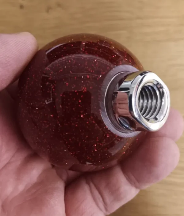 kenworth-kw-roadway-style-gear-shift-knob-k100-semi-glitter-vintage-style-red