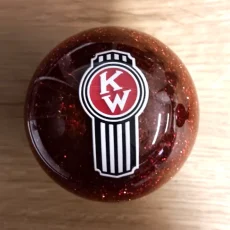 kenworth-gear-shift-knob kenworth-kw-roadway-style-gear-shift-knob-k100-semi-glitter-vintage-style-red