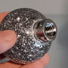 kenworth-shift-knob-chrome-insert-2-logo kw-kenworth-shift-knob-vintage-style-chrome-stainless-steel-insert-logo