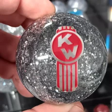 kenworth-shift-knob-chrome-insert-3-logo kw-kenworth-shift-knob-vintage-style-chrome-stainless-steel-insert-logo