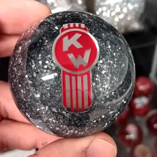 kenworth-shift-knob-chrome-insert-logo kw-kenworth-shift-knob-vintage-style-chrome-stainless-steel-insert-logo