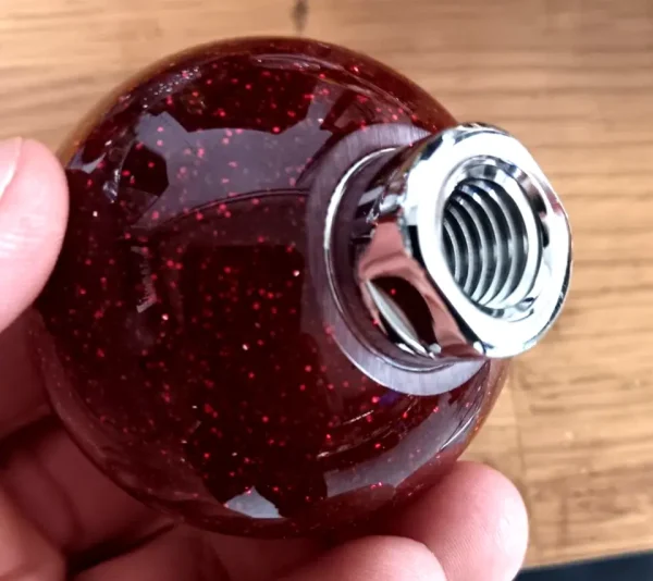 peterbilt-ball-shift-knob-vintage-style-with-chrome-stainless-steel-insert-red
