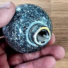 peterbilt-ball-shift-knob-insert-2-flake peterbilt-ball-shift-knob-vintage-style-with-chrome-steel-insert-silver-flake