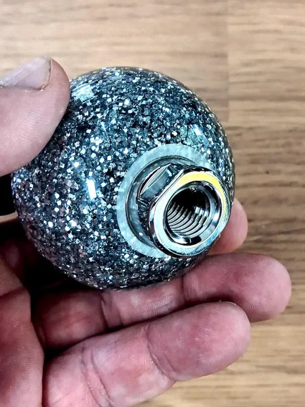 peterbilt-ball-shift-knob-vintage-style-with-chrome-steel-insert-silver-flake