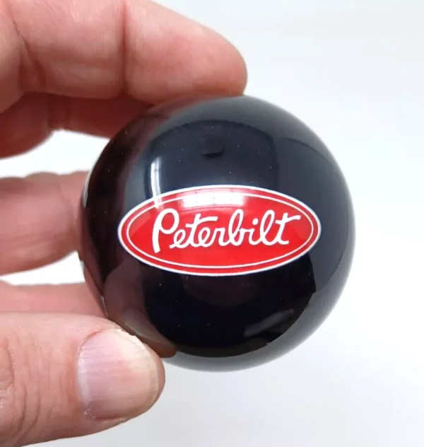 peterbilt-black-ball-shift-knob-vintage-style-with-chrome-stainless-steel-insert