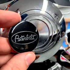 peterbilt-steering-wheel-horn-1-button peterbilt-steering-wheel-horn-button-metal-emblem-3m-black
