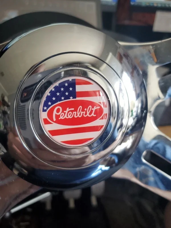 peterbilt-steering-wheel-horn-2-button peterbilt-steering-wheel-horn-button-1.5-inches-epoxy-sticker