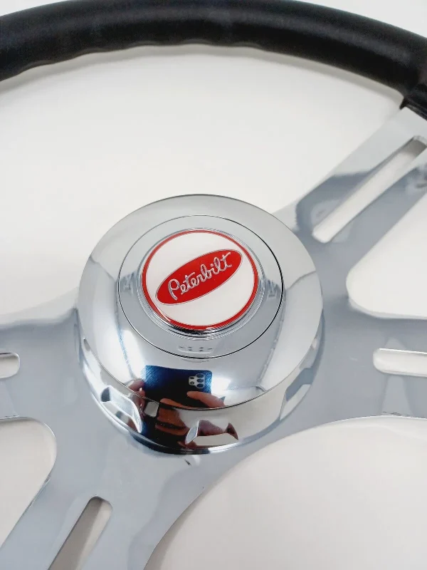 peterbilt-steering-wheel-horn-2-button peterbilt-steering-wheel-horn-button-metal-emblem-3m-vhb