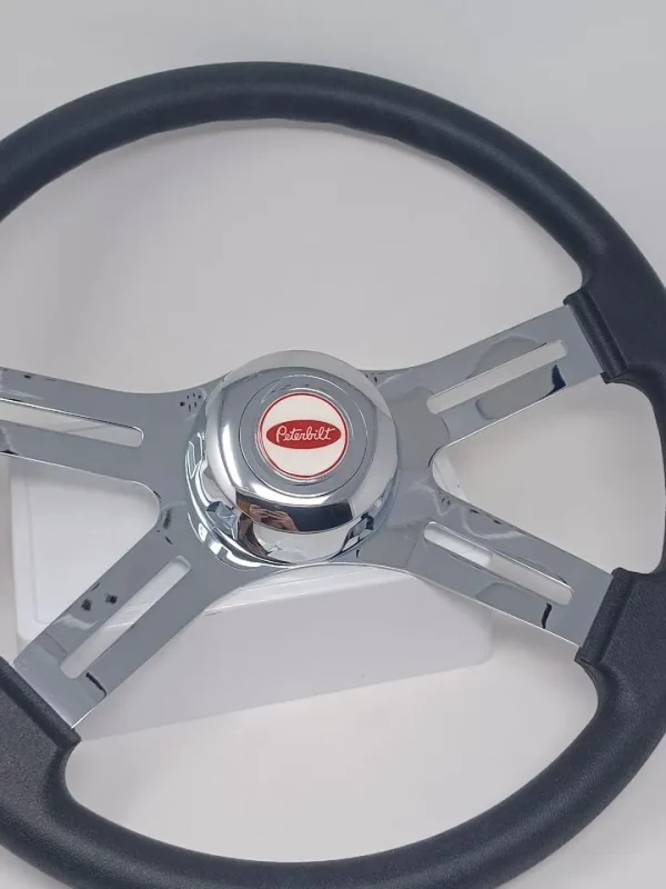 peterbilt-steering-wheel-horn-button-white-and-red-metal-emblem-3m-vhb