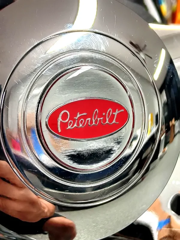 peterbilt-steering-wheel-horn-button-metal-emblem-3m-red-chrome-1.5-inches