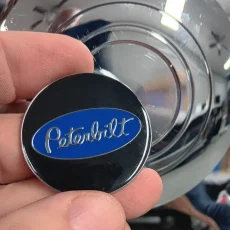 peterbilt-steering-wheel-horn-4-button peterbilt-steering-wheel-horn-button-metal-emblem-3m-blue