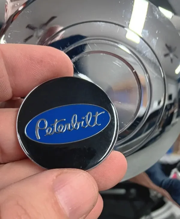 peterbilt-steering-wheel-horn-button-metal-emblem-3m-blue