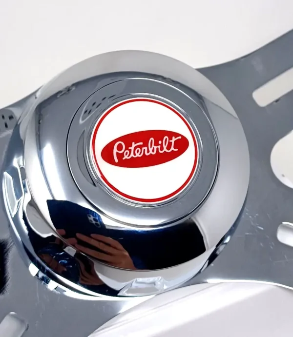 peterbilt-steering-wheel-horn-button-white-and-red-metal-emblem-3m-vhb