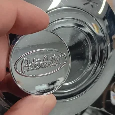 peterbilt-steering-wheel-horn-5-button peterbilt-steering-wheel-horn-button-metal-emblem-3m-vhb-chrome-3d-1.5-inches