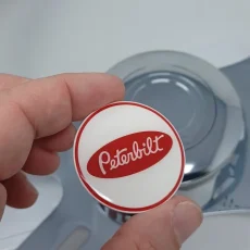 peterbilt-steering-wheel-horn-6-button peterbilt-steering-wheel-horn-button-white-and-red-metal-emblem-3m-vhb