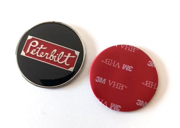 peterbilt-steering-wheel-horn-button-metal-emblem-3m-vhb