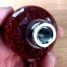 white-freightliner-gear-shift-3-red white-freightliner-gear-shift-shifter-knob-semi-hanco-style-glitter-vintage-red